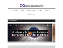 Tablet Screenshot of danielmendezantillon.com